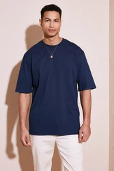 Buratti T-Shirt Loose Fit Dunkelblau/Blau