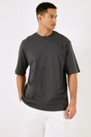 Buratti T-Shirt Loose Fit Dunkelgrau/Schwarz/Grau