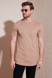 Buratti T-Shirt Regular Fit Braun/Khaki/Beige