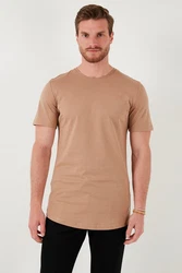 Buratti T-Shirt Regular Fit Braun/Khaki/Beige