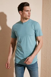 Buratti T-Shirt Regular Fit Blau/Hellblau/Grün/Türkis