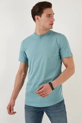 Buratti T-Shirt Regular Fit Blau/Hellblau/Grün/Türkis