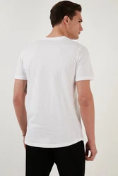 Buratti T-Shirt Regular Fit Weiß/Creme