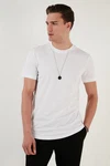 Buratti T-Shirt Regular Fit Weiß/Creme