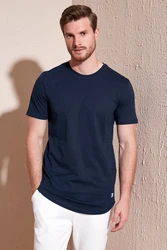 Buratti T-Shirt Regular Fit Dunkelblau/Hellblau