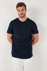 Buratti T-Shirt Regular Fit Dunkelblau/Hellblau