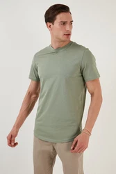 Buratti T-Shirt Regular Fit Dunkelgrün/Khaki/Grün/Hellgrün