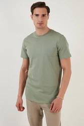 Buratti T-Shirt Regular Fit Dunkelgrün/Khaki/Grün/Hellgrün