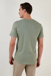 Buratti T-Shirt Regular Fit Dunkelgrün/Khaki/Grün/Hellgrün