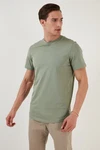 Buratti T-Shirt Regular Fit Dunkelgrün/Khaki/Grün/Hellgrün