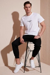 Buratti T-Shirt Regular Fit Weiß/Creme