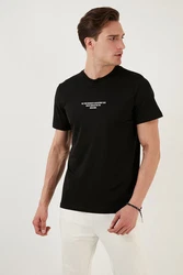 Buratti T-Shirt Regular Fit Schwarz