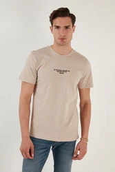 Buratti T-Shirt Regular Fit Khaki/Beige/Braun
