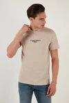 Buratti T-Shirt Regular Fit Khaki/Beige/Braun