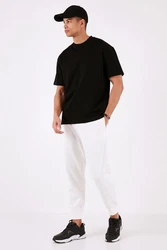 Buratti T-Shirt Regular Fit Weiß/Schwarz