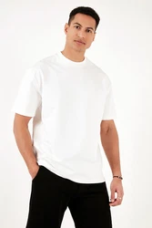 Buratti T-Shirt Regular Fit Weiß/Creme