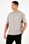Buratti T-Shirt Regular Fit Khaki/Beige/Grau/Hellgrau/Braun