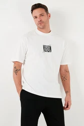 Buratti T-Shirt Regular Fit Weiß/Creme