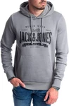 JACK & JONES Herren Hoodie mit Kapuze mit Logo Grau/Hellgrau/Dunkelgrau/Blau/Khaki JACK & JONES Herren Hoodie mit Kapuze mit Logo Grau/Hellgrau/Dunkelgrau/Blau/Khaki