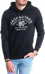 Jack & Jones Kapuzensweatshirt Logodruck Dunkelblau/Schwarz/Blau/Hellblau