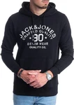 Jack & Jones Kapuzensweatshirt Logodruck Dunkelblau/Schwarz/Blau/Hellblau