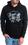 JACK & JONES Herren Hoodie mit Kapuze mit Logo Schwarz/Grau/Hellblau