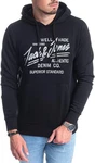 JACK & JONES Herren Hoodie mit Kapuze mit Logo Dunkelblau/Schwarz