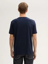 TOM TAILOR T-Shirt mit Foto-Print Dunkelblau/Hellblau/Blau