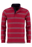 FYNCH-HATTON Sweatshirt Langarmshirt Rugby Dunkelrot/Bordeaux/Rot