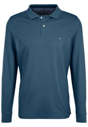 FYNCH-HATTON Langarmshirt Polo Blau/Hellblau/Dunkelblau