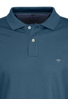 FYNCH-HATTON Langarmshirt Polo Blau/Hellblau/Dunkelblau