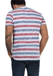 !Solid Rundhalsshirt SDTet Kurzarmshirt Rot/Mischfarben/Lila