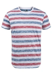 !Solid Rundhalsshirt SDTet Kurzarmshirt Rot/Mischfarben/Lila