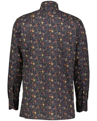 OLYMP Businesshemd Herren Modern Fit Rot/Mischfarben