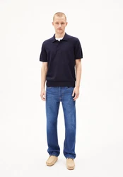 Armedangels Strickpullover TAAKOS Herren Strickshirt Dunkelblau/Blau