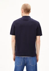 Armedangels Strickpullover TAAKOS Herren Strickshirt Dunkelblau/Blau