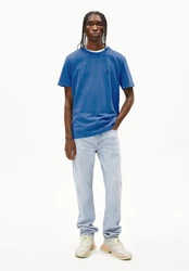 ARMEDANGELS T-Shirt 'MAARKOS' (GOTS) Blau/Hellblau/Dunkelblau