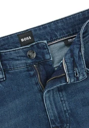 BOSS 5-Pocket Jeans Delaware (1-tlg) Dunkelblau/Blau/Hellblau