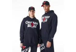 New Era Sweatshirt Hoodie NBA CF Chicago Bulls (1-tlg) Hellblau/Dunkelblau/Blau