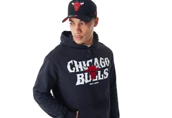 New Era Sweatshirt Hoodie NBA CF Chicago Bulls (1-tlg) Hellblau/Dunkelblau/Blau