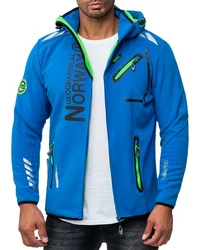 Geographical Norway Softshelljacke Herren Outdoor Jacke baroyaute blau