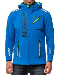 Geographical Norway Softshelljacke Herren Outdoor Jacke baroyaute blau