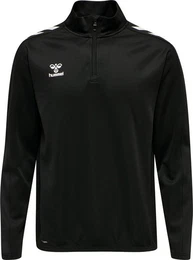Laufjacke hmlCORE XK HALF ZIP POLY SWEAT BLACK