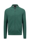 FYNCH-HATTON Strickjacke Cardigan-Zip Dunkelgrün/Türkis/Grün