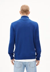 Armedangels Strickpullover FAABES Blau/Dunkelblau