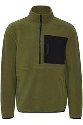 Blend Fleecejacke BLEND BHSweatshirt Dunkelgrün