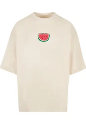 Merchcode T-Shirt Summer Summertime Huge Tee Beige/Khaki/Rosa/Weiß/Creme