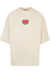 Merchcode T-Shirt Summer Summertime Huge Tee Beige/Khaki/Rosa/Weiß/Creme