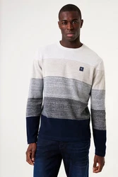 Garcia Longpullover Beige/Grau