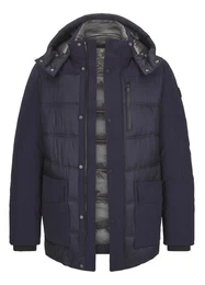 Steppjacke MSHunter mit abnehmbarer Kapuze und funktionale Eigenschaften